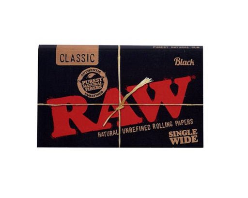 CLASSIC BLACK ROLLING PAPERS-SINGLE WIDE